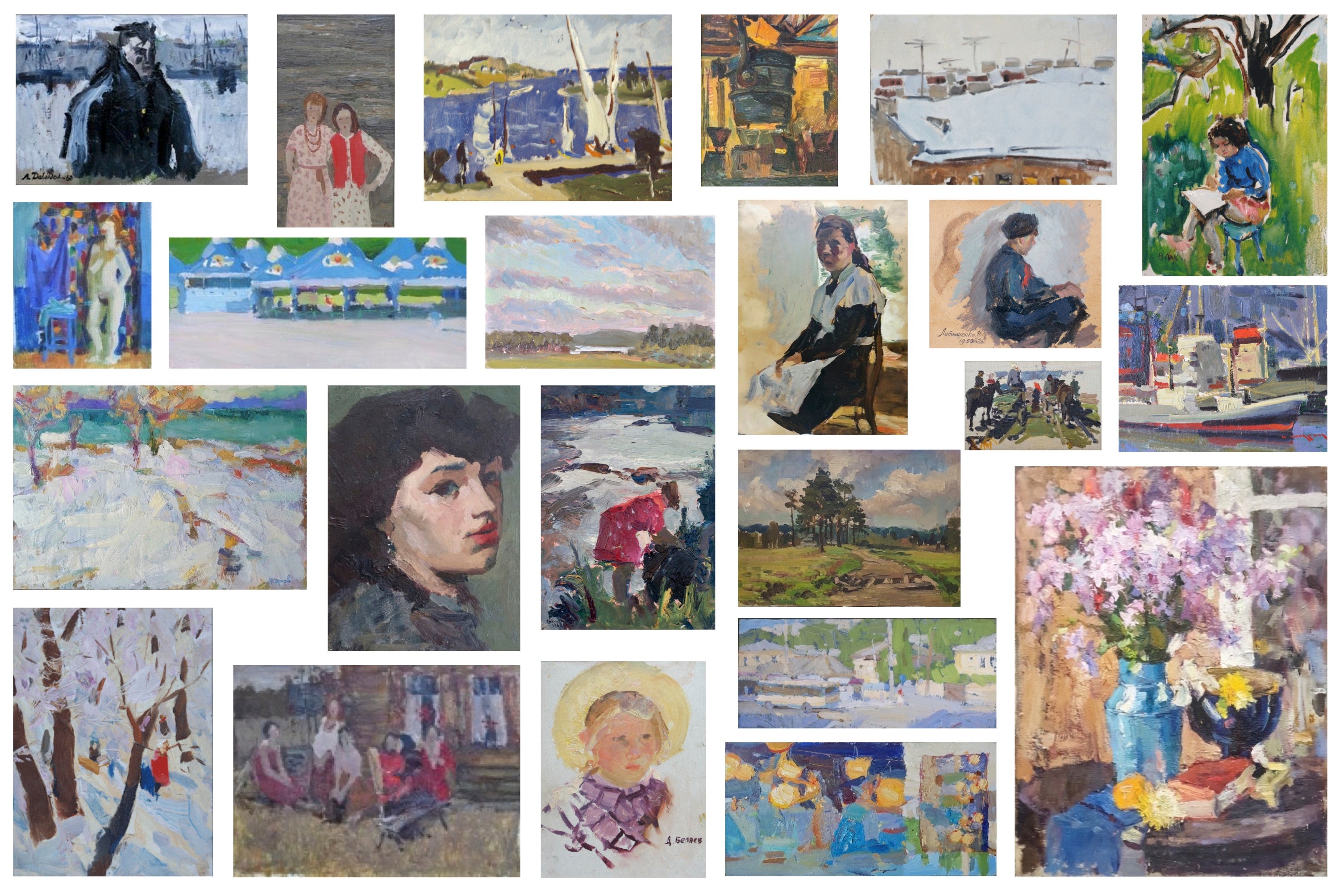 Russian Oil Sketches
