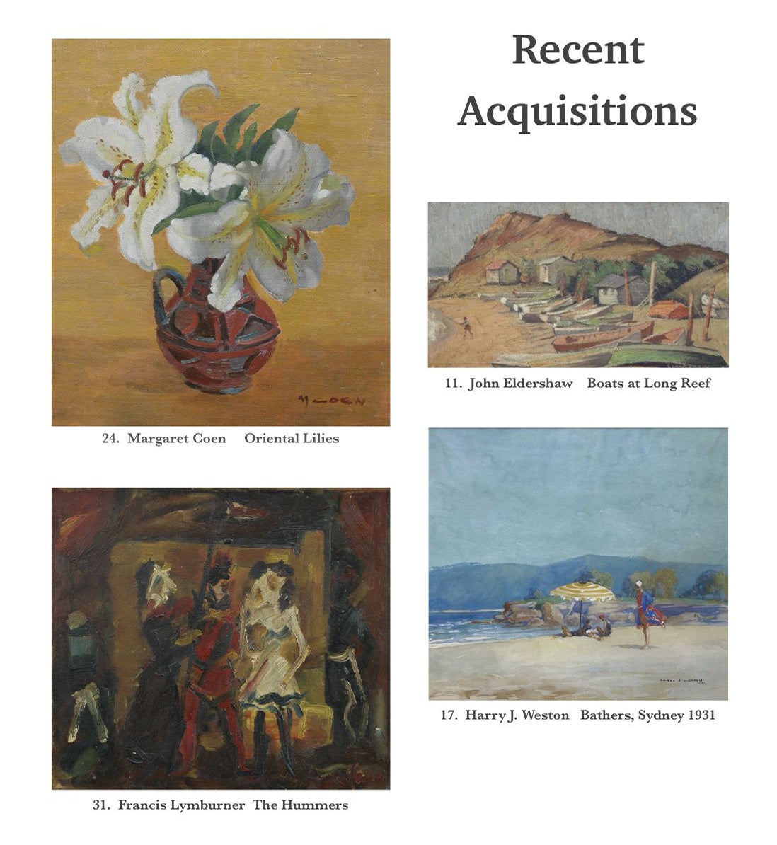 Recent Acquisitions