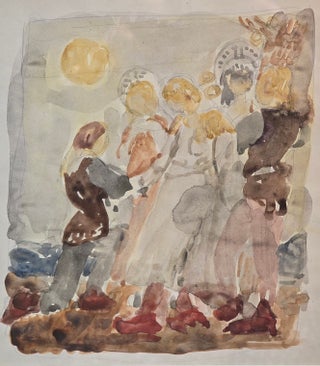 Item #1009 Offering to the Fairies. Noel Laura Nisbet