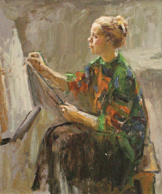 Item #1427 Self Portrait. Svetlana Kropacheva.