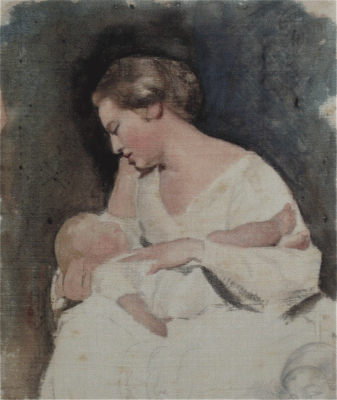 Item #1500 Mother and Child. Jean Sutherland.
