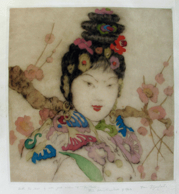 Item #1513 Japanese Lady Exh. 1915-1939. Elyse Lord.