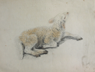 Item #1544 Lamb. Alfred William Strutt.