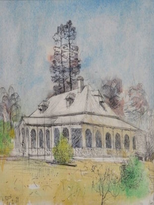 Item #1567 Townsvale Homestead 1979. Lloyd Rees