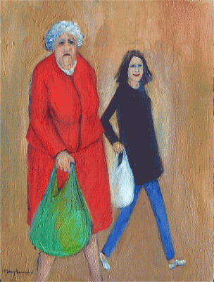 Item #1681 Mother and Daughter 2008. Mary Hammond.