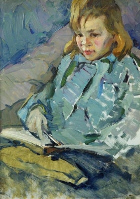 Item #1908 Portrait of Tanya. Valentina Kharaborina.