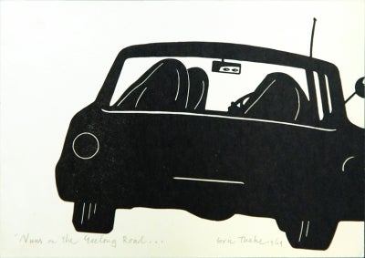 Item #1951 Nuns on the Geelong Road ….Oil Sheiks to Bahrein?” 1969. Eric Thake.