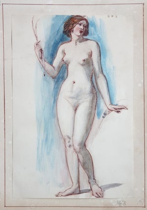 Item #2033 Standing Nude. William E. Frost R. A