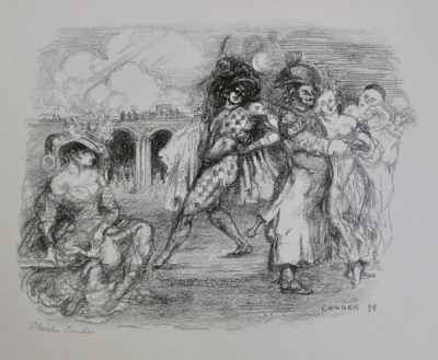 Item #2165 L'Alcade dans L'Embarras 1899. Charles Conder.