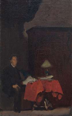 Item #2182 Self Portrait, Paris 1901. Hugh Ramsay.