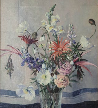 Item #2279 Mixed Blooms in a Glass Vase. Sydney Woodward Smith