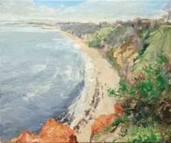 Item #2324 The Coast from Red Bluff. Nick Botting.