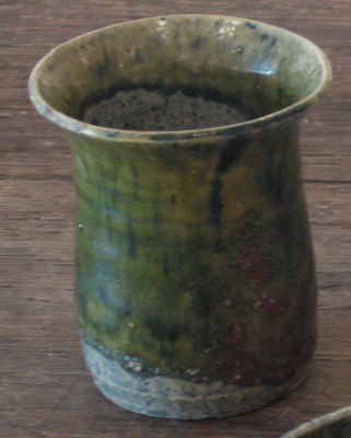 Item #2387 Green Vase 1922. William Merric Boyd.