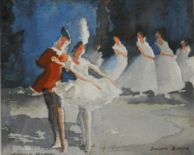 Item #2446 Swan Lake, Ballet Russe, Sydney 1939. Harold Byrne.