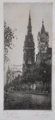 Item #2496 Swanston Street, Melbourne 1914. John Shirlow.