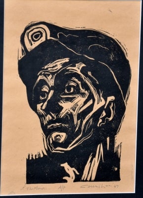 Item #2610 The Miner 1947. Noel Counihan.