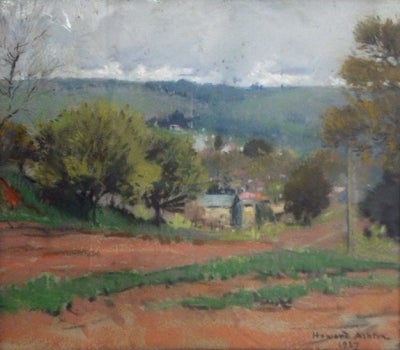 Item #2639 NSW Landscape 1927. J. Howard Ashton.