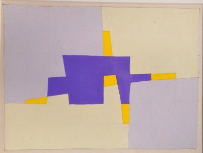 Item #2683 Colour Study 8 c1970. Clifford Bayliss.