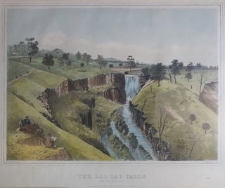 Item #2848 The Lal Lal Falls 1863-64. Charles Troedel 1835 - 1906