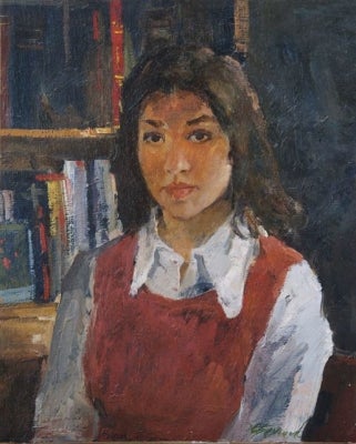 Item #2899 Self Portrait 1969. Saniya Bakhtiyarova.