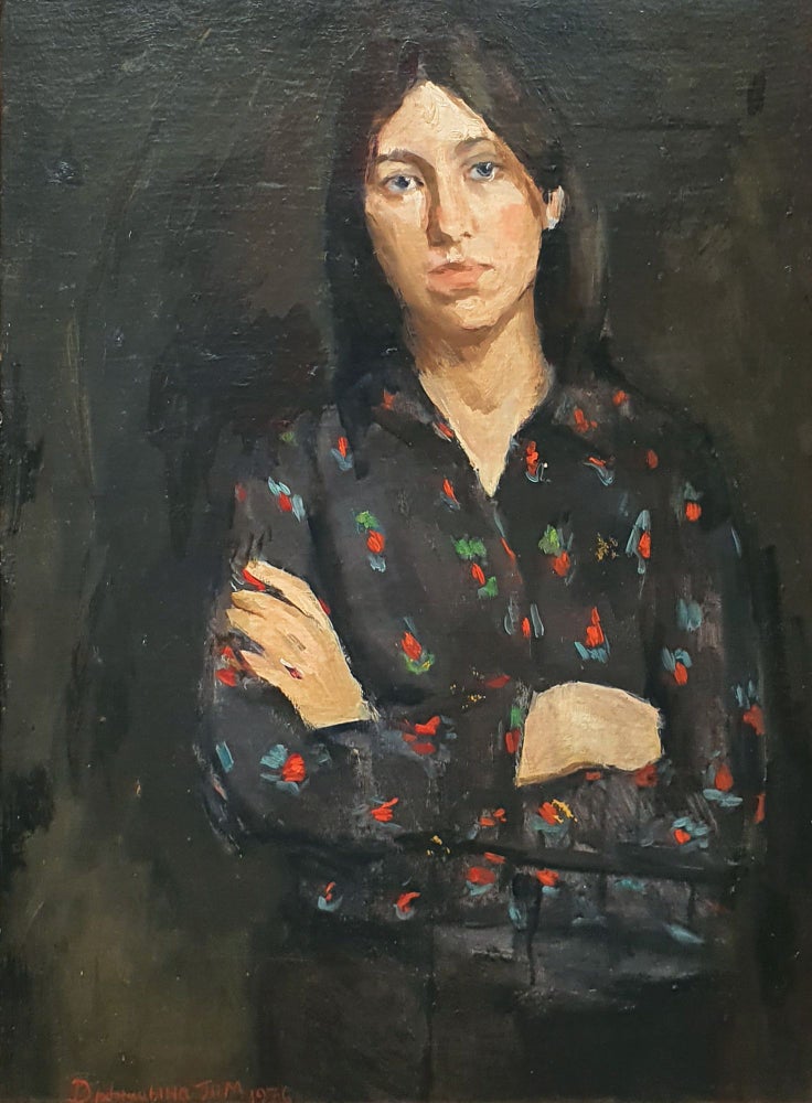 Item #2918 Portrait of Saniya Bakhtiyarova 1976. Tatiana Pticina.