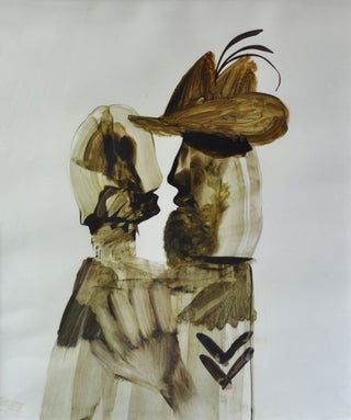 Item #3116 Corporal and Girl 1961. Sidney Nolan