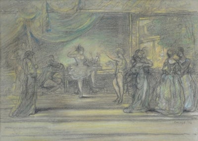 Item #3264 Scene From an Oriental Ballet 1904. Charles Conder.