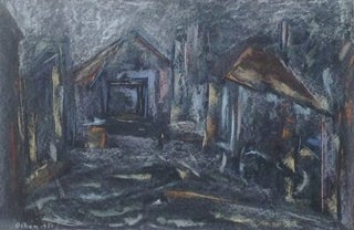 Item #3276 Street Scene 1954. Desiderius Orban
