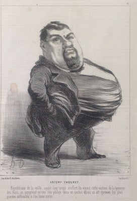 Item #3351 Antony Thouret 1849. Honore Daumier.