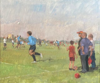 Item #3476 Sunday Morning Football on Hackney Marshes. Nick Botting