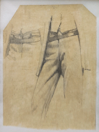 Study for Portrait of Robert OHara Burke 1862