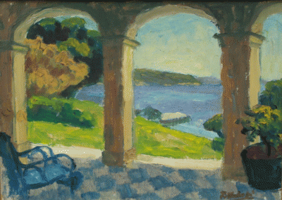 Item #3548 View from Admiralty House. Roland Wakelin.