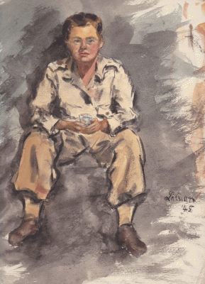 Item #3593 Gwen Illidge, Labuan 1945. Joyce Meier.