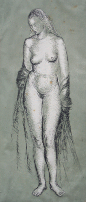 Item #3602 Standing Figure 1949. Joyce Meier.