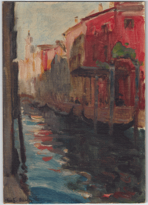Item #3932 Evening, Venice. Josephine Muntz-Adams.