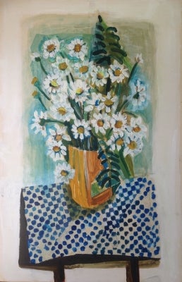 Item #3966 Still Life with Daisies. Guelda Pyke.