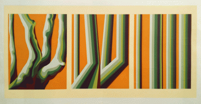 Item #4145 Epping Forest (Yellow) 1972. Brigid Cole-Adams.