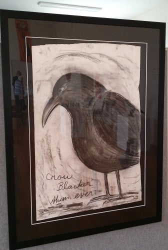 Item #4251 Crow, Blacker than Ever. Judy Warne.