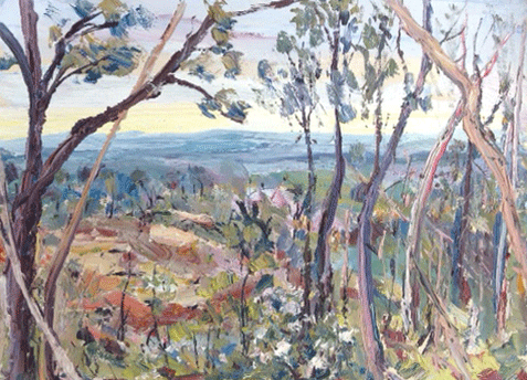 Item #4268 Looking from Above Dunkeld, the Grampians 2015. Lucy Boyd.