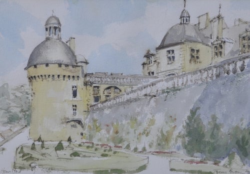 Item #4316 Chateau de Hautefort - Dordogne France 1995. John Brown.