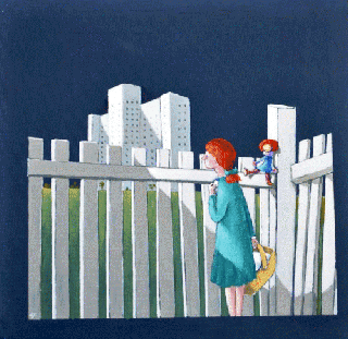 Item #4321 Council Flats with Young Girl 2015. Jeff Ferris