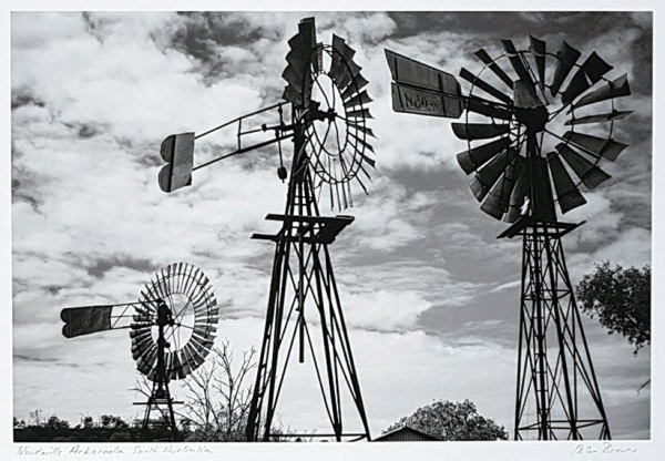 Item #4430 Windmills, Arkaroola, South Australia. Peter Brown.