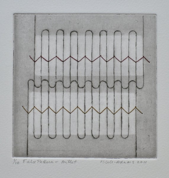 Item #4444 Field Pattern, Millet 2011. Brigid Cole-Adams.