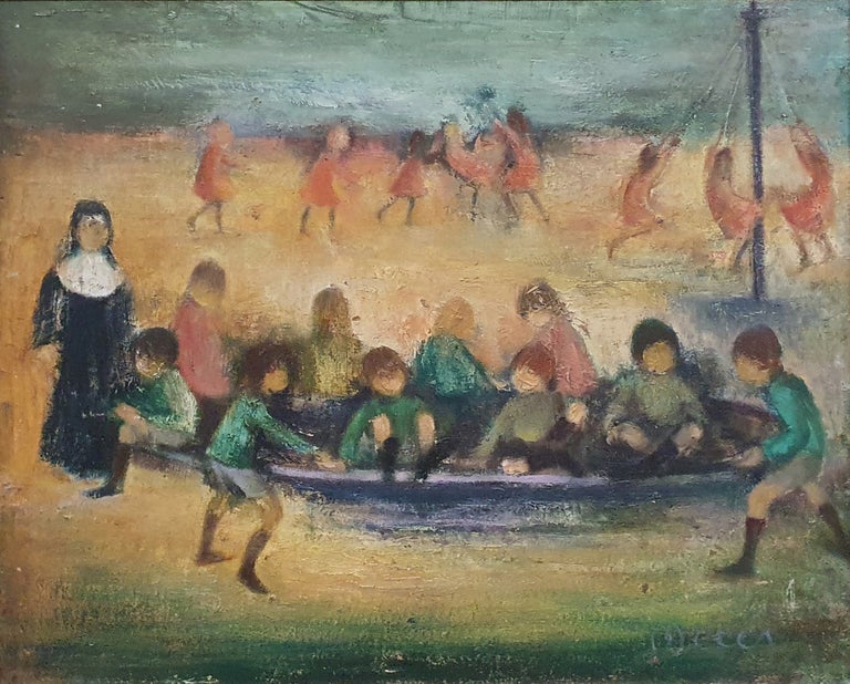 Item #4504 Children Playing, Powlett Reserve, East Melbourne 1960s. Joyce Meier.