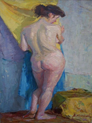 Item #452 Nude with Ukranian Colours, Repin Academy 1957-58. Vasili Kucherovski