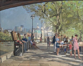 Item #4599 Bookseller on the South Bank, London. Nick Botting