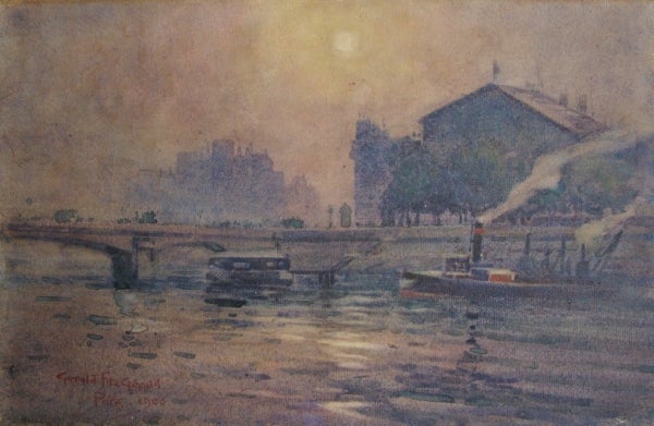 Item #4692 Nocturne, Paris 1900. Gerald Fitzgerald.
