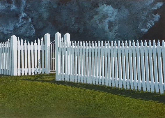 Item #4781 White Picket Fence 2018. Jeff Ferris.