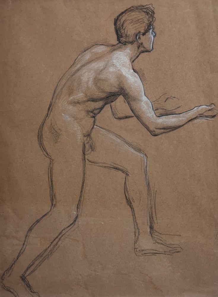 Item #479 Male Nude c1845. William Linnell.