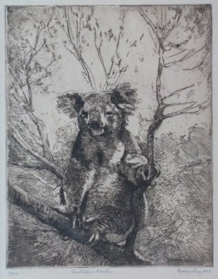 Item #481 Australian Koala. Sydney Long.